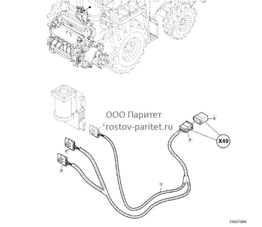 Жгут проводов, Row-Trak™ II 